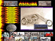 Tablet Screenshot of bikemenu.com